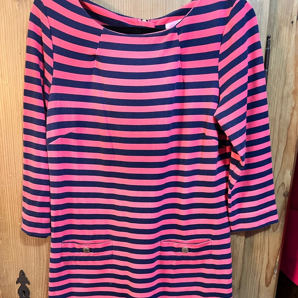 Lilly Pulitzer Charlene stripe dress M